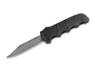 Böker Plus 06EX350 Kalashnikov OTF Bowie vyskakovací nôž 9 cm, Stonewash, čierna, hliník