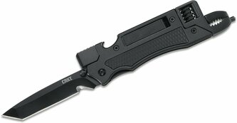 CRKT CR-7051 SEPTIMO™ MULTI-TOOL multifunkčný vreckový nôž 7,3 cm, celočierna, hliník, GFN