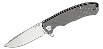 CJRB J1903-CF Taiga Carbon Fiber vreckový nôž 8,9 cm, šedá, uhlíkové vlákno