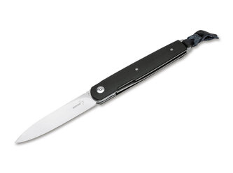 Böker Plus 01BO078 LRF vreckový zatvárací nôž 7,8 cm, G10, čierna
