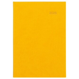 Diář denní A5 - Viva žlutá 2025, 14,8 × 21 cm