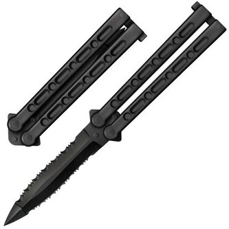 Cold Steel 92EAA FGX Balisong motýlikový vreckový nôž 12,7 cm, celočierny, Griv-Ex Cold Steel 92EAA FGX Balisong motýlikový vreckový nôž 12,7 cm, celočierny, Griv-Ex