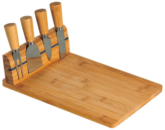 KESPER Krájecí deska na sýr s náčiním, bambus 30x20 cm