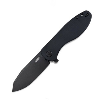Kubey KU358F Master Chief vreckový nôž 8,7 cm, celočierna, G10, spona