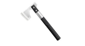 SOG-CH1001-CP CAMP AXE kempingová sekera 450g, čierna, FRN, oceľ, kožené puzdro