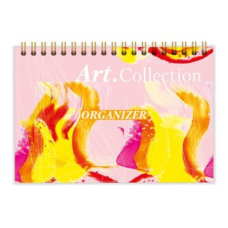Tischkalender 2024/2025 Der ideale Tisch-Organizer ohne Datum mit stabilem Hardcover und Spiralbindung aus der Art.Collection vo