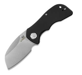 Kubey KU180A Karaji vreckový nôž 6,5 cm, čierna farba, G10