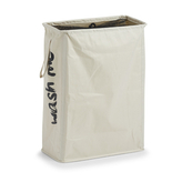 ZELLER Koš na špinavé prádlo z polyesteru, béžový 20x40x56cm