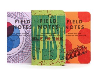 Field Notes FNC-48a United States of Letterpress A poznámkový blok, 48 strán, 3-balenie