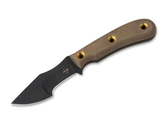 Böker Plus 02BO076 Micro Tracker bushcraft nôž 9 cm, čierna, hnedá, Micarta, puzdro Kydex, adaptér Böker Plus 02BO076 Micro Tracker bushcraft nôž 9 cm, čierna, hnedá, Micarta, puzdro Kydex, adaptér