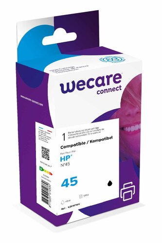 WECARE ARMOR cartridge pro HP DJ 710c, 720c, 722c, 815c, 850c, 9800, DesignJet 330 (51645AE), černá/black, 45ml, 995str
