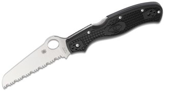Spyderco C14SBK3 Rescue 3  vreckový záchranársky nôž 9,3cm, čierna, FRN