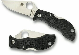 Spyderco MBKP Manbug malý vreckový nôž 5 cm, čierna, FRN