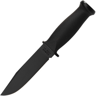 KA-BAR KB-2221 MARK 1 taktický nôž 12,8 cm, celočierna, Kraton, Kydex puzdro