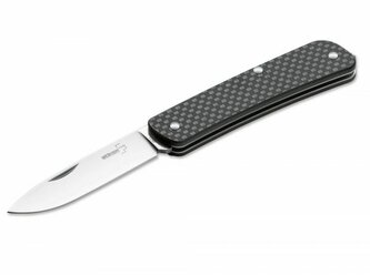Böker Plus 01BO821 Tech Tool Carbon 1 vreckový nôž 7,1 cm, čierna, G10, uhlíkové vlákno