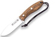 JOKER KNIFE CB114-P CANADIENSE tradičný vonkajší nôž 10,5 cm, drevo Bocote, kožené puzdro, kresadlo