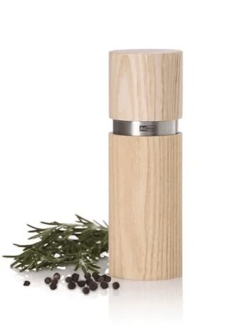 AdHoc MP49 Mlynček na korenie a soľ TEXTURA NATURAL 15 cm, prírodný