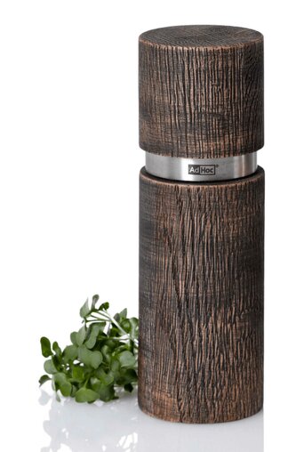 AdHoc MP27 Mlynček na korenie či soľ TEXTURA ANTIQUE 15 cm hnedý