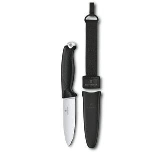 Victorinox 3.0902.3 Venture Black vonkajší nôž 10,5 cm, čierna, polymér TPE, puzdro
