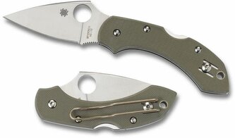 Spyderco C28GPFG Dragonfly vreckový nôž 5,7 cm, zelená, G10