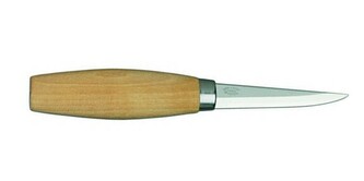 Morakniv 106-1630 Wood Carving 106 rezbársky nôž 8,2 cm, lakované brezové drevo, plastové puzdro