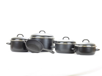 Belis Smaltovaná sada nádobí Lux 5 ks