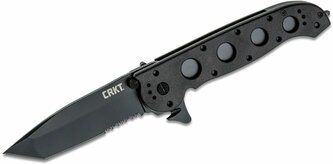 CRKT CR-M16-14ZLEK M16® - 14ZLEK TANTO Blackout taktický vreckový nôž 9,5 cm, celočierny, Zytel