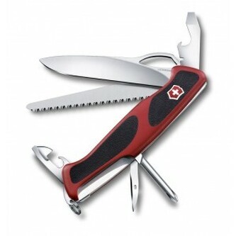 Victorinox 0.9663.MC RangerGrip 78 multifunkčný nôž 130 mm, červeno-čierna, 12 funkcií
