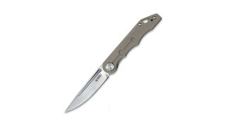 Kubey KU2101E Mizo elegantný vreckový nôž 8 cm, hnedá Tan farba, G10