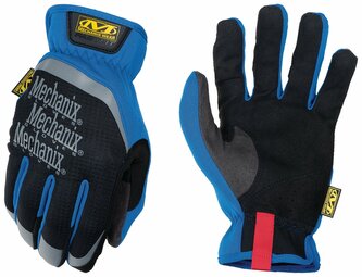Mechanix FastFit Blue pracovné rukavice L (MFF-03-010) čierna/modrá