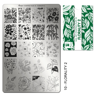 Moyra 10 Florality 2 platňa na nechty