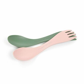2412911313 Light My Fire Spork little 2-pack sandygreen/dustypink