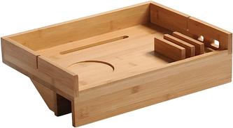 Kesper, Postelový podnos závěsný z bambusu. Kesper, Postelový podnos závěsný z bambusu.