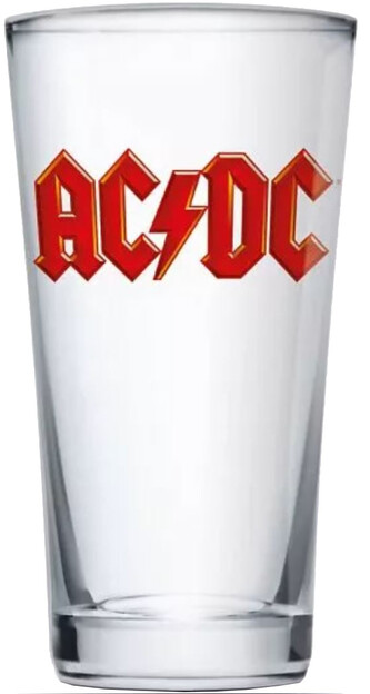 Sklenice AC/DC: Logo (objem 500 ml)