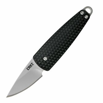 CRKT CR-7086 DUALLY™ BLACK vreckový nôž 4,4 cm, čierna, FRN, otvárač na fľaše