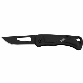 SOG-CE1002-CP CENTI I vreckový nôž 3,6 cm, celočierny, celokovový
