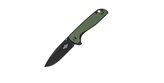 Oknife Freeze OD Green vreckový nôž 8,4 cm, čierna, zelená, hliník