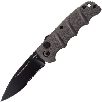 Böker Plus 01KALS94  AKS-74 Black D2 automatický nôž 8,5 cm, čierna, šedá, hliník, spona