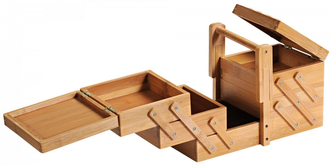 KESPER Dřevěná rozkládácí kazeta na šití
