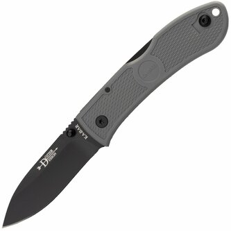 KA-BAR KB-4062GY Dozier Hunter Gray vreckový nôž 7,5 cm, čierna, šedá, Zytel