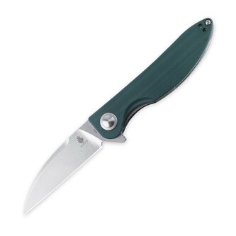 Kizer V3566N5 Swayback Green vreckový nôž 7,6 cm, Stonewash, zelená, G10
