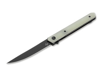 Böker Plus 01BO331 Kwaiken Air Mini Jade vreckový nôž 7,8 cm, G10, spona