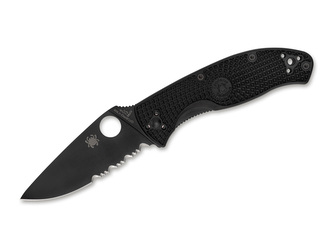 Spyderco C122PSBBK Tenacious Lightweight Black vreckový nôž 8,6 cm, celočierna, FRN