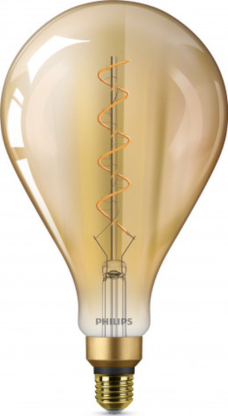 Vintage LED žárovka E27 A160 5W 300lm 2000K nestmívatelná, gold