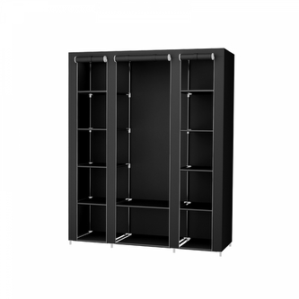 Songmics Šatní skříň látková černá 150 x 175 x 45 cm Songmics Šatní skříň látková černá 150 x 175 x 45 cm