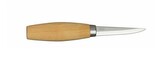 Morakniv 106-1600 Wood Carving 120 rezbársky nôž 6 cm, lakované brezové drevo, plastové puzdro