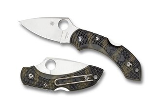 Spyderco C28ZFPGR2 Dragonfly 2 Lightweight Green Zome vreckový nôž 5,8 cm, zelená, syntetika