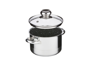 KOLIMAX CERAMMAX PRO STANDARD hrnec s poklicí 15cm 1,5l, granit černá