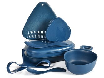 Light My Fire 2418410910 Outdoor MealKit 8-dielna súprava riadu do prírody, modrá