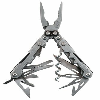 SOG-PL1001-CP POWERLITRE BEAD BLAST multifunkčný nástroj 17 funkcií, nerez, matná